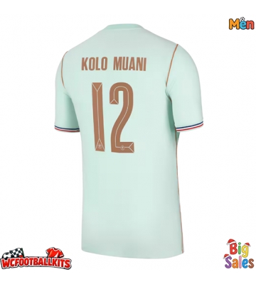 France Randal Kolo Muani #12 Replica Away Stadium Shirt World Cup 2026 Short Sleeve